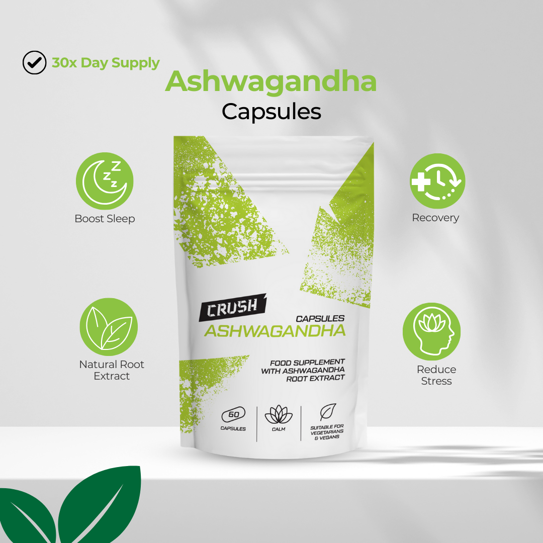 ASHWAGANDHA Capsules | Boost Sleep & Reduce Stress | 1 Month