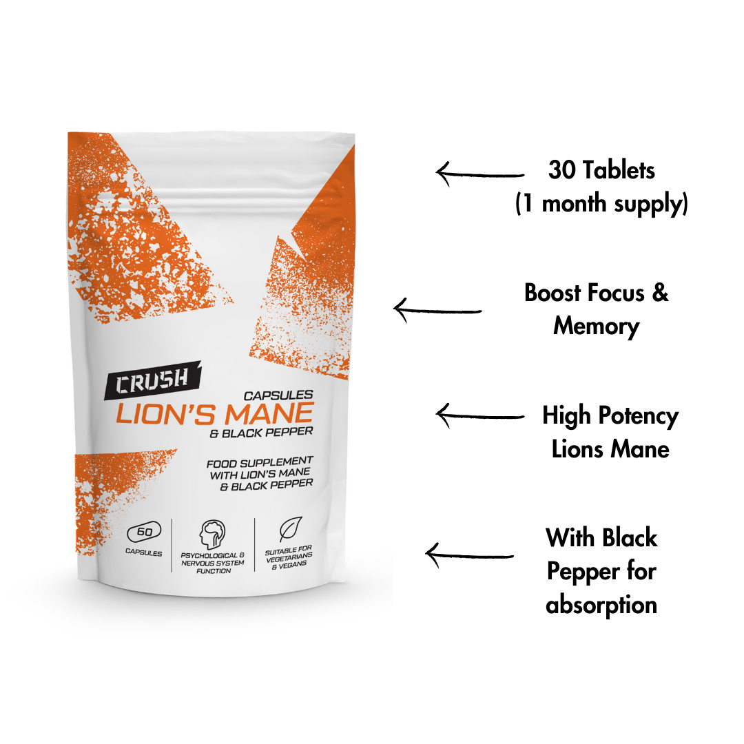 Lions Mane Capsules | Boost Cognitive Function | Focus & Memory