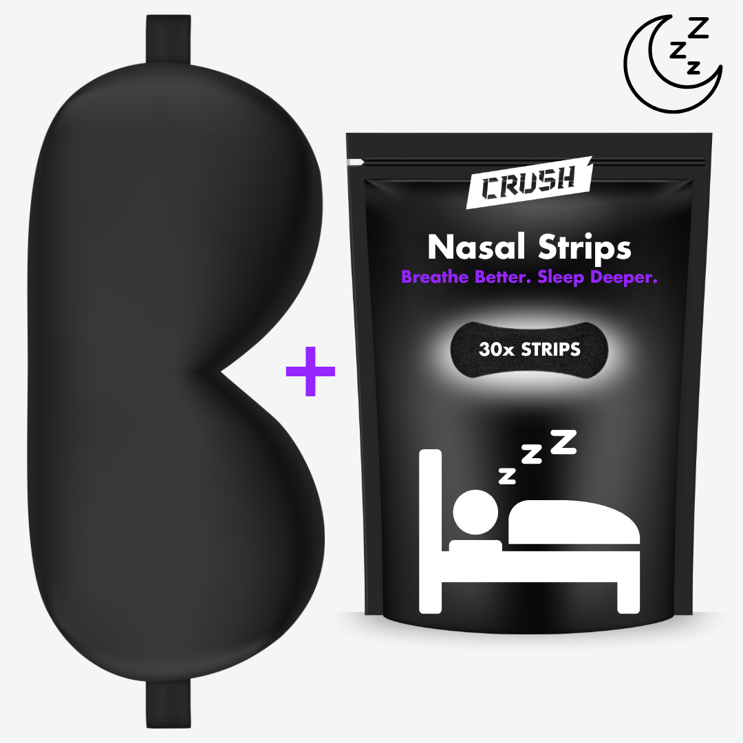 Anti-Snoring Nasal Strip & Eye Mask Bundle | Deep Sleep Duo | Breathe Better, Sleep Deeper