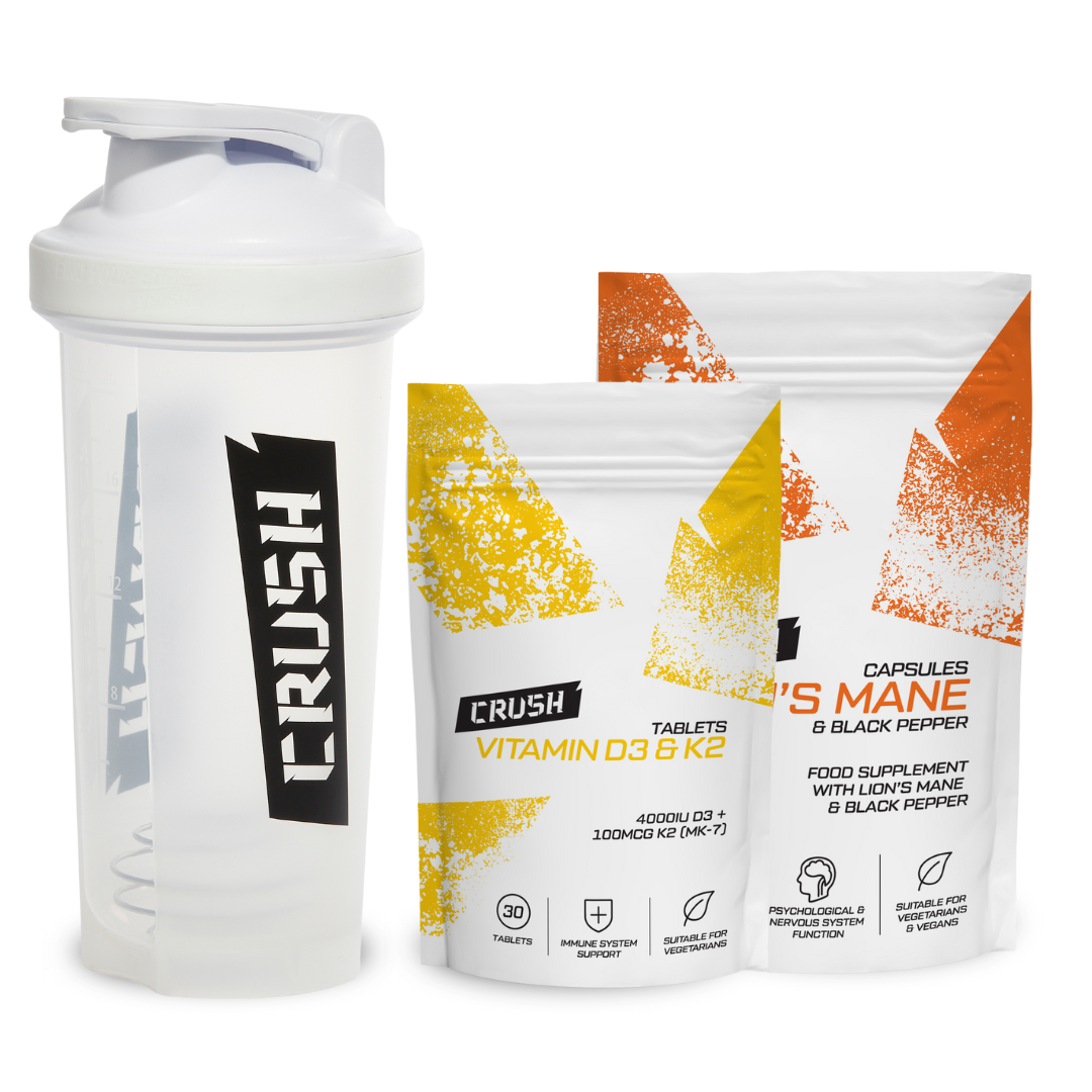 Build a Bundle: 2 Supplements + FREE Crush Shaker