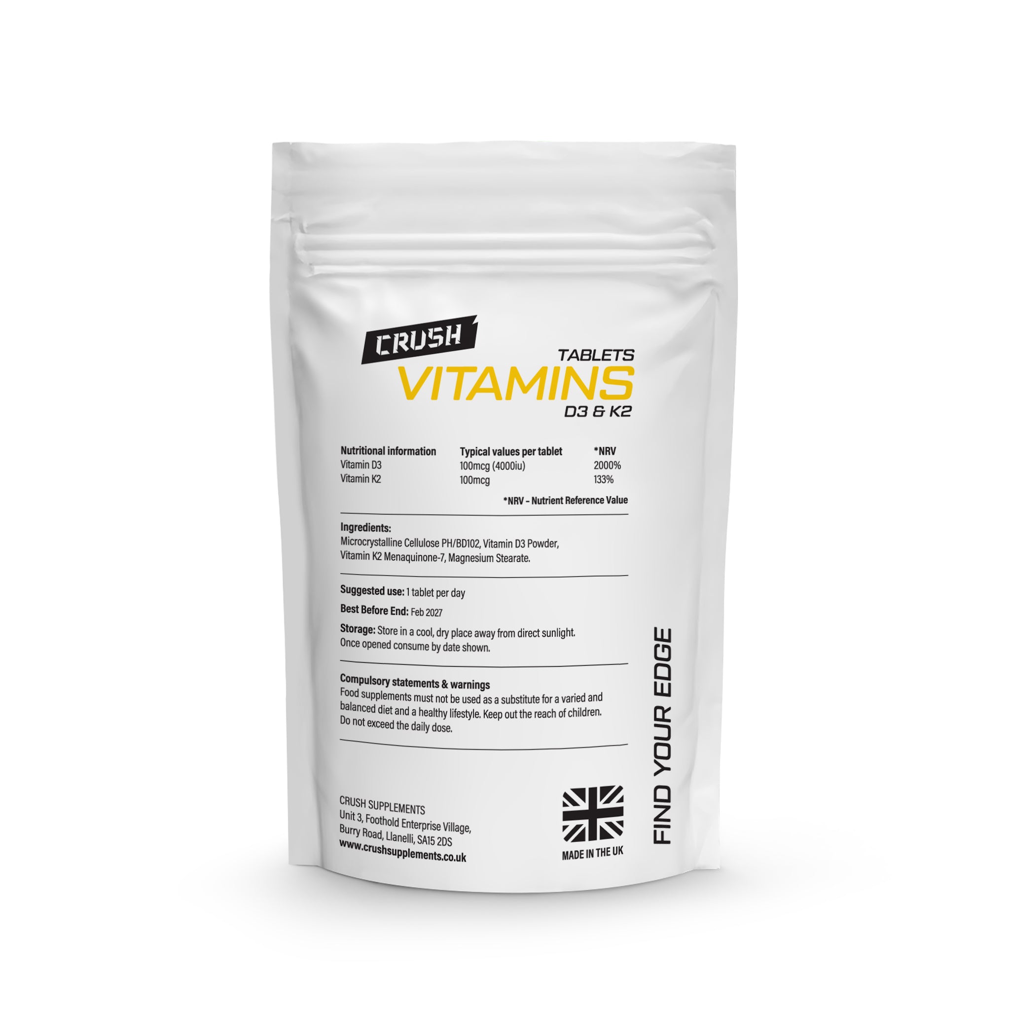 Collagen Capsules + Vitamin D3 & K2 | Boost Hair, Skin, and Nail Health | Immune Support