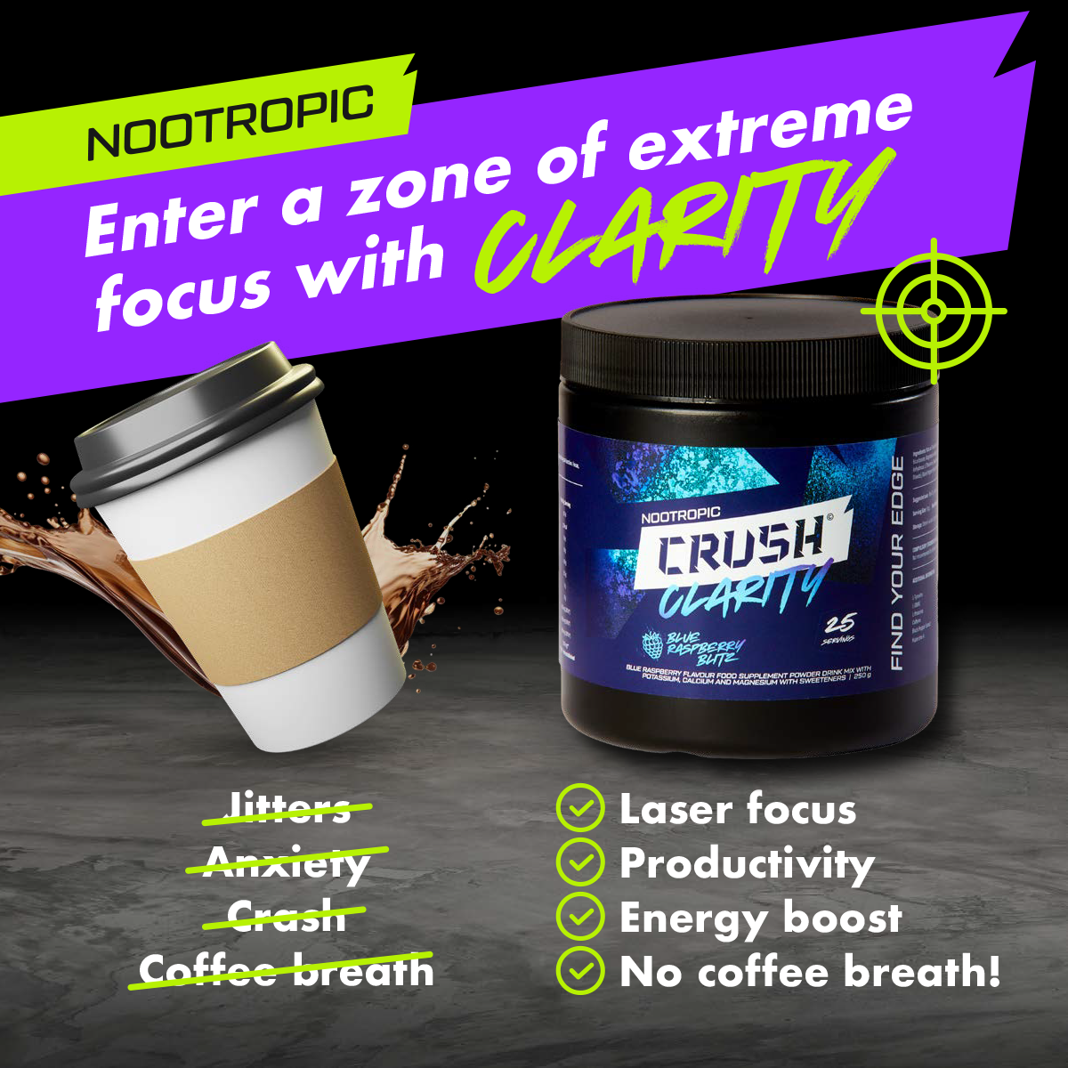 🧠 Clarity Nootropic + FREE shaker | Limited Time Offer ⏳