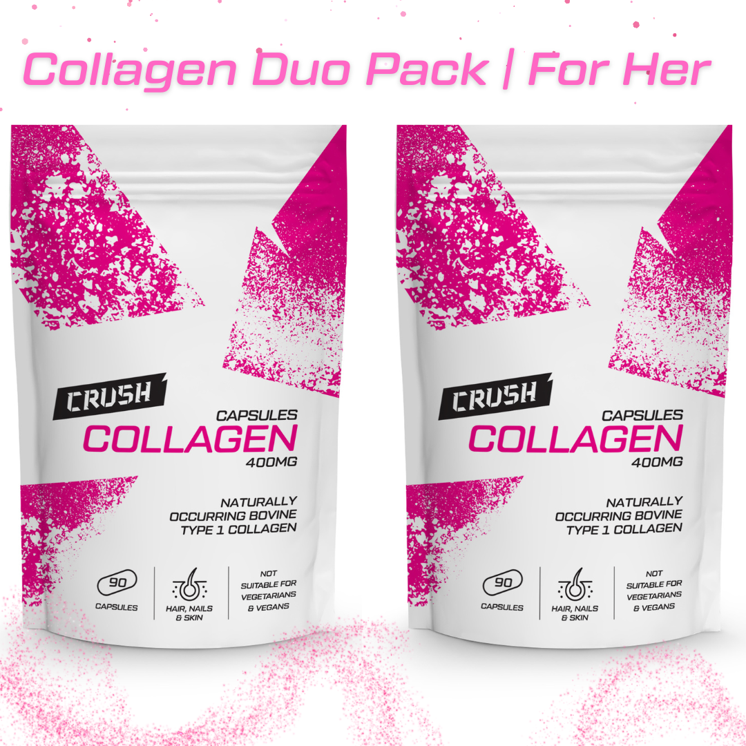 Collagen Capsules Duo Pack! Skin, Hair & Joint Strength | Type 1 Bovine Collagen | 2 Month Supply